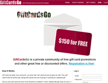 Tablet Screenshot of giftcardsgo.net